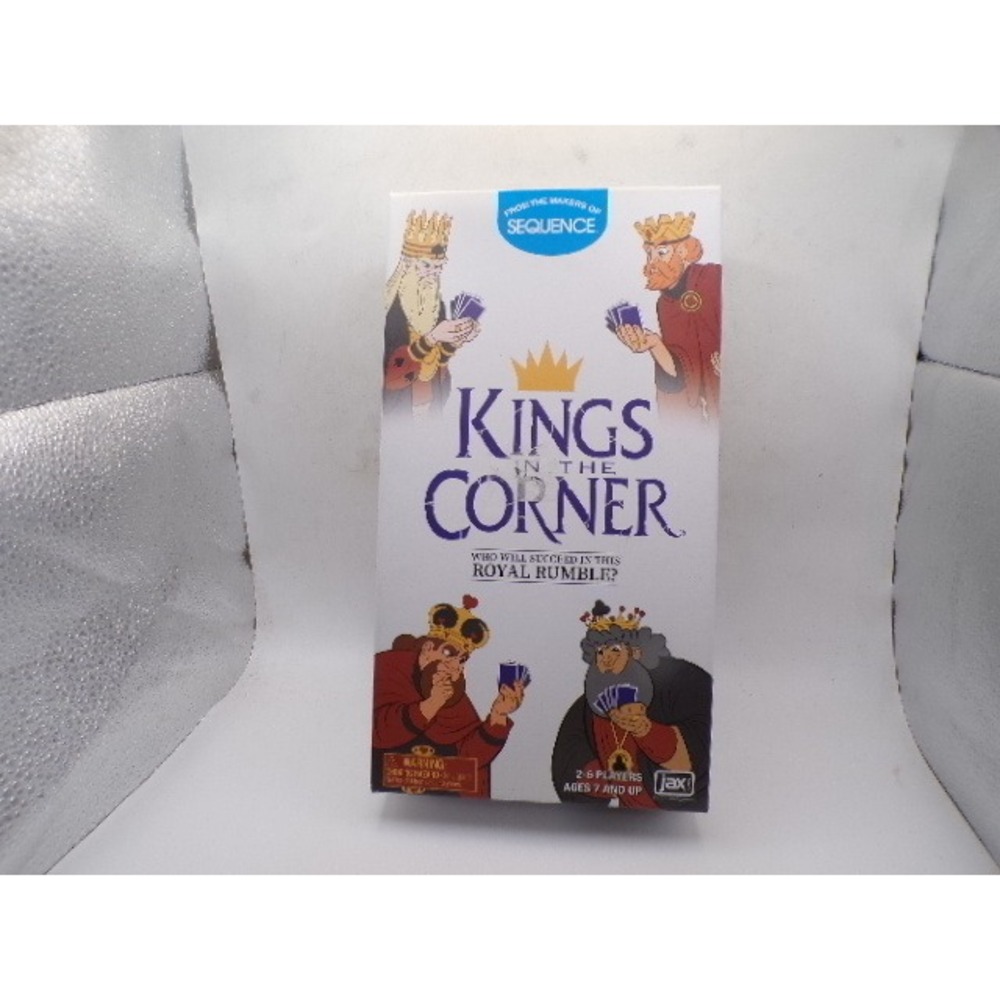 Jax Kings in the Corner Card Game Royal Rumble Family Strategy 2-6 Players 2010